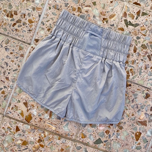 Free People Movement High Rise Grey Athletic Shorts - Picture 2 of 4